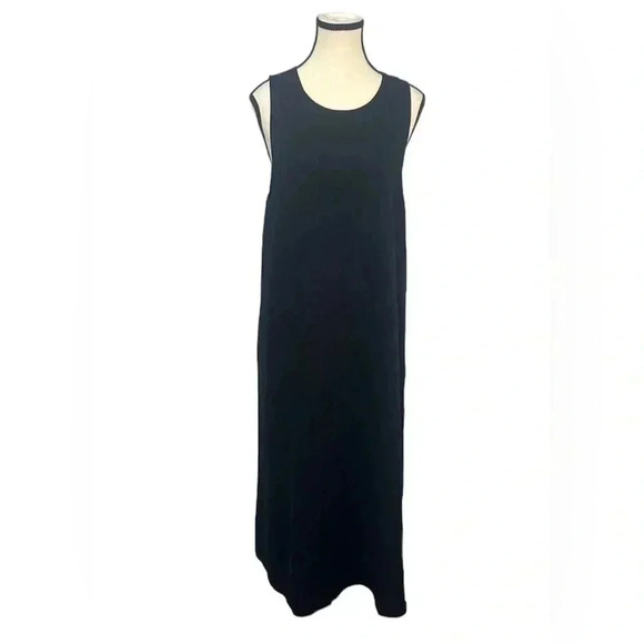 Wilfred Aritzia Sleeveless Pillet Midi Dress Made of Japanese Fabric Sz M - Picture 4 of 16